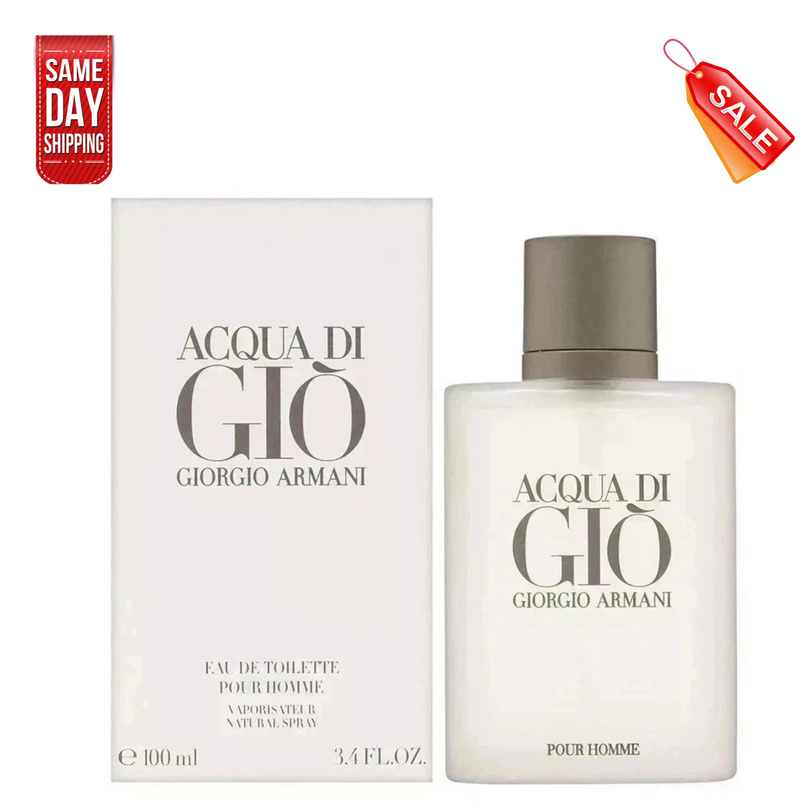 Giorgio Armani Acqua Di Gio EDT 100ml Bottle Giorgio Armani Acqua Di Gio Eau de Toilette 100ml men’s fragrance bottle