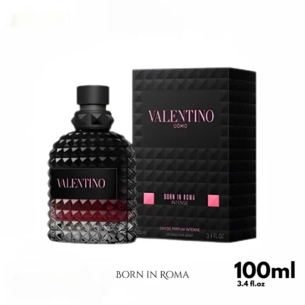 Front view of Valentino Uomo Born In Roma 100ml EDT spray for men