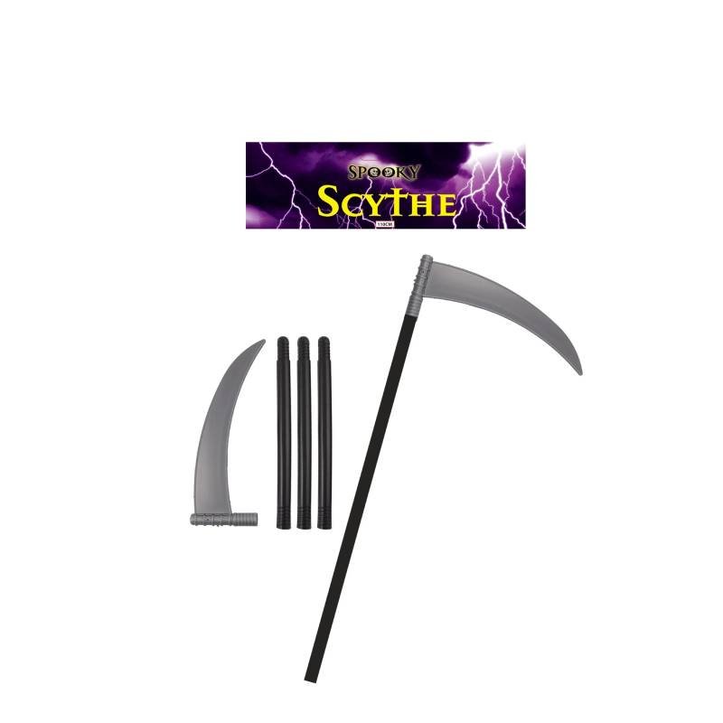 110cm Halloween scythe decoration with scary design