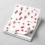 Bloody Halloween wall stickers sheets fanned out at an angle
